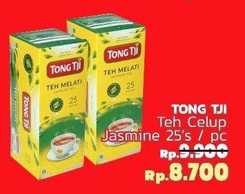 Promo Harga Tong Tji Teh Celup Jasmine Tanpa Amplop 25 pcs - LotteMart