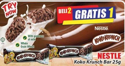Promo Harga Nestle Koko Krunch Chocolate Bar 25 gr - Hari Hari
