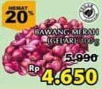 Promo Harga Bawang Merah Gelar per 100 gr - Giant