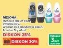 Promo Harga REXONA Deo Roll On Shower Clean 50 ml - Yogya