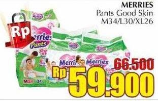 Promo Harga MERRIES Pants Good Skin M34, L30, XL26  - Giant