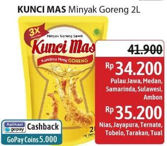 Promo Harga Kunci Mas Minyak Goreng 2000 ml - Alfamidi