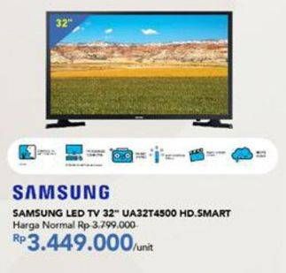 Promo Harga SAMSUNG UA32T4500 | Smart TV 32"  - Carrefour