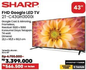 Promo Harga Sharp 2T-C43GH3000i  - COURTS