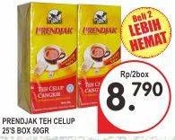 Promo Harga Prendjak Teh Celup per 2 box 25 pcs - Superindo