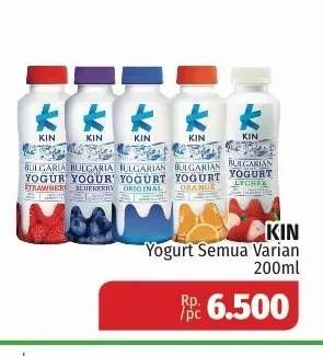 Promo Harga KIN Bulgarian Yogurt All Variants 200 ml - Lotte Grosir