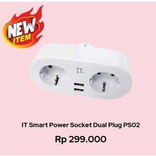Promo Harga IT Smart Power Socket Dual Plug PS02  - Erafone