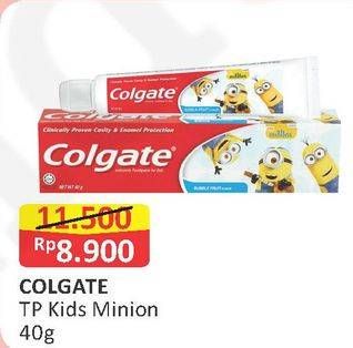 Promo Harga COLGATE Toothpaste Kids Minion 40 gr - Alfamart