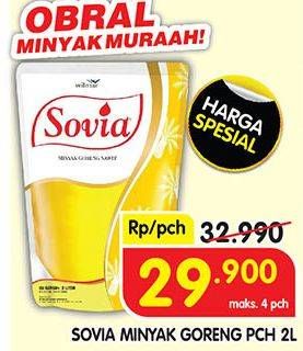 Promo Harga Sovia Minyak Goreng 2000 ml - Superindo