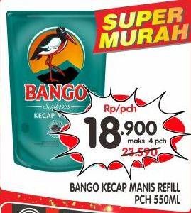 Promo Harga BANGO Kecap Manis 550 ml - Superindo