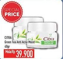 Promo Harga CITRA Facial Moisturizer Green Tea Antiacne 40 gr - Hypermart