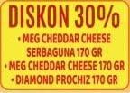 Promo Harga MEG Keju Serbaguna 170gr/Cheddar Cheese 170gr/PROCHIZ Keju Cheddar 170gr  - Hypermart