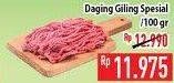 Promo Harga Daging Giling Sapi Spesial per 100 gr - Hypermart