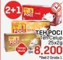 Promo Harga Cap Poci Teh Celup per 25 pcs 2 gr - LotteMart