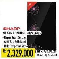 Promo Harga Sharp SJ-X185/187MG | Kulkas 1 Pintu   - Hypermart