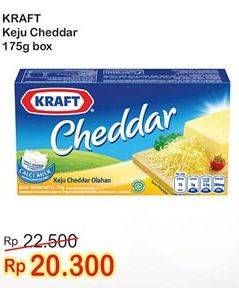 Promo Harga KRAFT Cheese Cheddar 175 gr - Indomaret