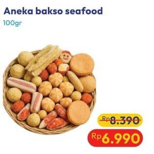 Promo Harga Aneka Bakso Seafood per 100 gr - Hypermart