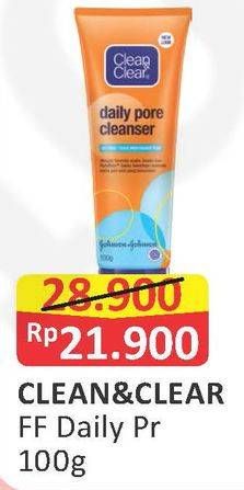 Promo Harga CLEAN & CLEAR Facial Foam D.Pore Clean 100 gr - Alfamart