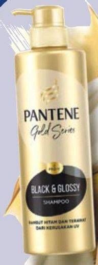 Promo Harga PANTENE Gold Shampoo Black Glossy 270 ml - LotteMart