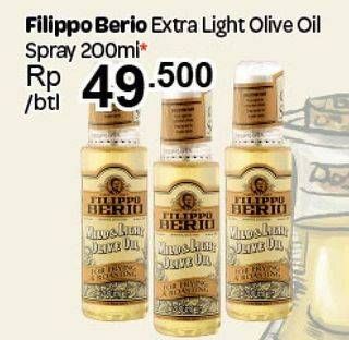 Promo Harga FILIPPO BERIO Olive Oil Extra Virgin 250 ml - Carrefour