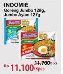Promo Harga INDOMIE Mi Goreng Jumbo Ayam Panggang, Spesial 127 gr - Alfamart