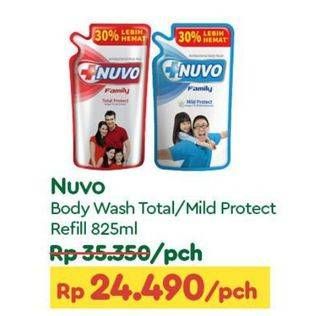 Promo Harga Nuvo Body Wash Total Protect, Mild Protect 825 ml - TIP TOP