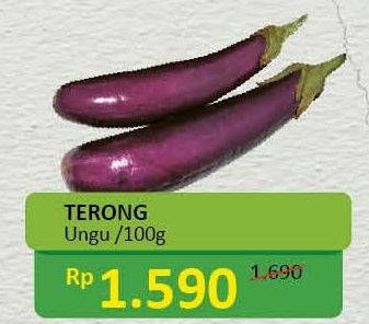 Promo Harga Terong Ungu per 100 gr - Alfamidi