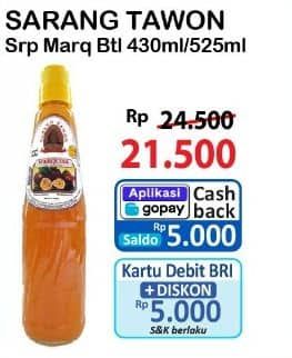 Promo Harga Sarang Tawon Syrup Marquisa 600 ml - Alfamart