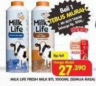 Promo Harga MILK LIFE Fresh Milk All Variants 1000 ml - Superindo