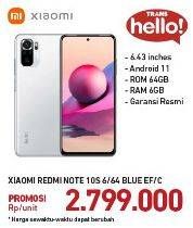 Promo Harga XIAOMI Redmi Note 10s 6 GB + 64 GB  - Carrefour