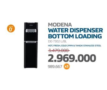 Promo Harga Modena Water Dispenser DD 7302 L  - Electronic City