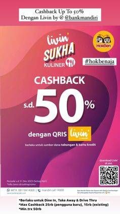 Promo Harga Cashback s.d. 50%  - HokBen