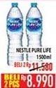 Promo Harga NESTLE Pure Life Air Mineral 1500 ml - Hypermart