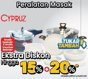 Promo Harga Cypruz Perlengkapan Masak  - COURTS