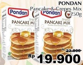 Promo Harga Pondan Pancake Mix 250 gr - Giant