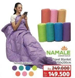 Promo Harga Namale Travel Blanket 150x200cm  - Lotte Grosir
