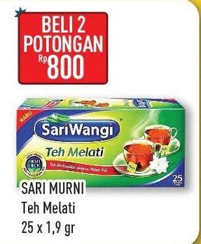 Promo Harga Sariwangi Teh Sari Murni per 2 box 25 pcs - Hypermart