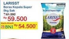 Promo Harga Larisst Beras Kepala Super 5000 gr - Indomaret