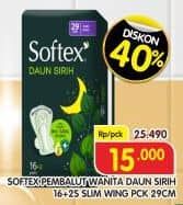 Promo Harga Softex Daun Sirih 29cm 18 pcs - Superindo