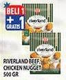 Promo Harga RIVERLAND Chicken/Beef Nugget  - Hypermart