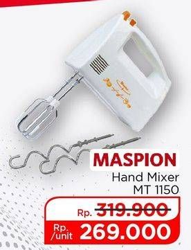 Promo Harga Maspion Hand Mixer MT-1150  - Lotte Grosir