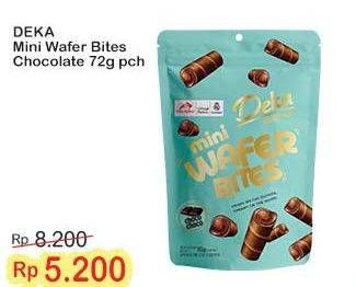 Promo Harga Dua Kelinci Deka Mini Wafer Bites Choco Choco 80 gr - Indomaret