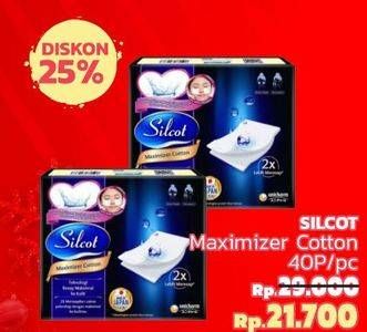 Promo Harga SILCOT Maximizer Cotton 40 pcs - LotteMart