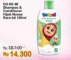 Promo Harga DOREMI Kids Shampoo & Conditioner Hijab Cheerful Assyifa 180 ml - Indomaret