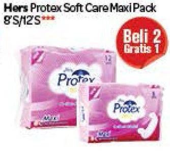 Promo Harga HERS PROTEX Soft Care per 2 pouch - Carrefour