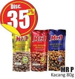 Promo Harga MR.P Peanuts 80 gr - Hari Hari