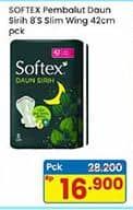 Promo Harga Softex Daun Sirih Wing 42 Cm 8 pcs - Indomaret