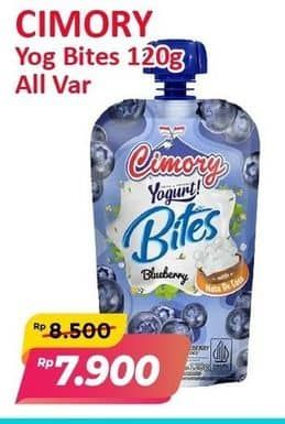 Promo Harga Cimory Yoghurt Squeeze Bites All Variants 120 gr - Alfamart