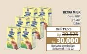 Promo Harga Ultra Milk Susu UHT Coklat 125 ml - Lotte Grosir