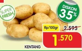 Promo Harga Kentang per 100 gr - Superindo